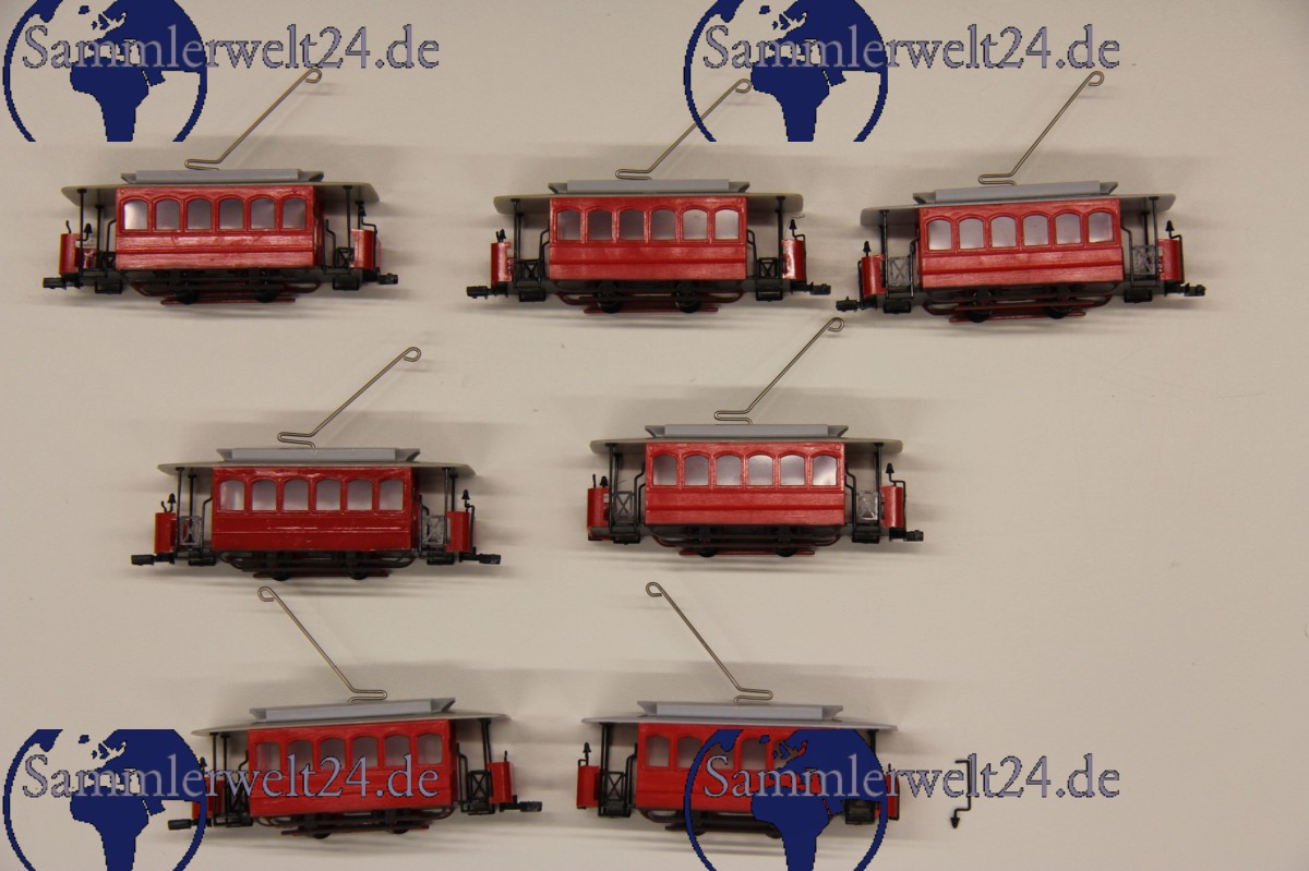 7 Stück alter DDR Strassenbahn- Triebwagen , keine Neuauflage